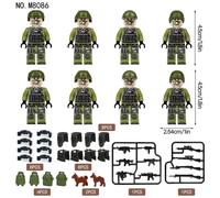 (comme sur la photo) M8086 Anti-terrorisme Militaire Police Spéciale Forces Spéciales Humaines Enfants