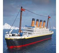 (comme sur la photo) Mini 01010 Bloc de construction Titanic Modèle de navire Puzzle pour enfants Jouet