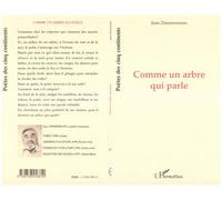 Comme un arbre qui parle - Jean B. Zimmermann - L'harmattan - broché - Livre
