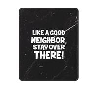comme Un Bon Voisin, Restez Là-Bas Mousepad Antidérapant Tapis De Souris Bords Cousus Tapis De Souris Gaming pour Maison Travail Ordinateur 25X30Cm