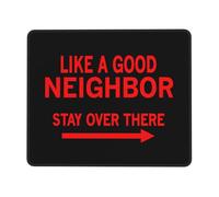 comme Un Bon Voisin, Restez Là-Bas Tapis De Souris Gaming Résistant À Usure Tapis De Souris Confort Mouse Pad pour Maison Bureau Voyage 25X30Cm