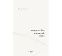 Comme un David aux testicules tombés - Romain Frezzato - De La Crypte Eds - broché - Poésie