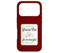 comme Un Grand Cru, Je Me Bonifie avec L'Âge Humour Coque pour iPhone 17 Pro