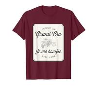 comme Un Grand Cru, Je Me Bonifie avec L'Âge Humour T-Shirt