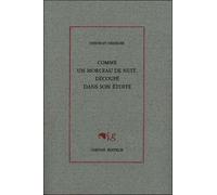 Comme un morceau de nuit, découpé dans son étoffe - Deborah Heissler - Cheyne Eds - broché - Poésie