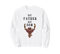comme Un père comme Un Fils Assorti à Papa et Moi, Une Jolie Famille Sweatshirt
