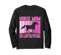 comme Une Maman de Soccer, mais avec Plus de Caca, Une mère de Cheval Qui nettoie Les crottes Manche Longue