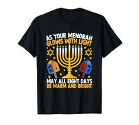 comme Votre Menorah Brille de lumière Tous Les Huit Jours T-Shirt