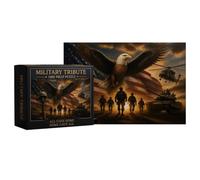 Commemorative Patriotic Puzzle 4th of July DIY Craft Decor for Celebrations