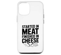 Commencé dans la Viande Fini dans l'humour gastronomique au Fromage Coque pour iPhone 12/12 Pro