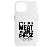 Commencé dans la Viande Fini dans l'humour gastronomique au Fromage Coque pour iPhone 14
