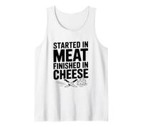 Commencé dans la Viande Fini dans l'humour gastronomique au Fromage Débardeur