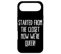 Commencé par Le Placard, Maintenant Nous Sommes Queer, drôle, Sortir Gay Coque pour iPhone Air