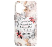 Commencez avec la prière Musulmane Bismillah et Alhamdulillah Allah Coque pour iPhone 16