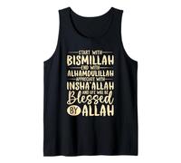 Commencez par Bismillah Terminez avec Alhamdulillah Muslim Islamic Débardeur