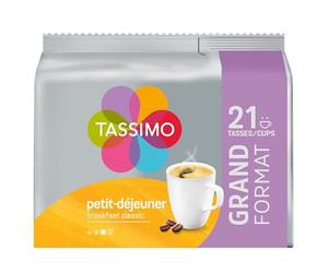 Commencez vos matinées avec les dosettes TASSI. Petit Déjeuner Classiques 468G, café savoureux et pratique- Lot De 3