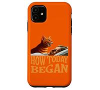 Comment a commencé Aujourd'hui Cat Woke Me Early Again Cat Alarm Meow Coque pour iPhone 11