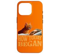 Comment a commencé Aujourd'hui Cat Woke Me Early Again Cat Alarm Meow Coque pour iPhone 16 Pro