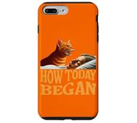 Comment a commencé Aujourd'hui Cat Woke Me Early Again Cat Alarm Meow Coque pour iPhone 7 Plus/8 Plus