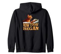 Comment a commencé Aujourd'hui Cat Woke Me Early Again Cat Alarm Meow Sweat à Capuche