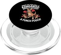 Comment Appelez-Vous Un Kangourou Qui est Un Boxeur ? Une Pochette de Frappe ! PopSockets PopGrip pour MagSafe