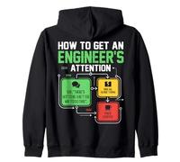 Comment Attirer l'attention d'un ingénieur Blague drôle d'ingénieur Sweat à Capuche