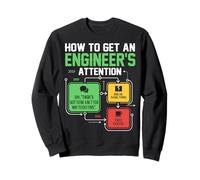 Comment Attirer l'attention d'un ingénieur Blague drôle d'ingénieur Sweatshirt