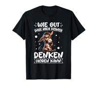Comment bien que personne ne puisse m'entendre penser âne déclaration T-Shirt