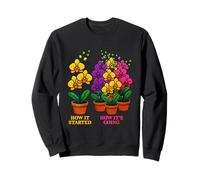 Comment ça a commencé Comment il va orchidée Sweatshirt