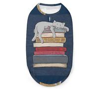 Comment Chill Li.ke A Cat Pets Shirt Gilet Mignon Chien Débardeur Doux T-Shirt sans Manches pour Chiot Kitty Chats S