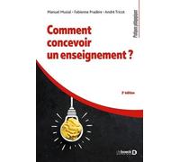 Comment Concevoir Un Enseignement ?