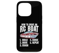 Comment conduire un bateau RC Funny RC Model Design pour RC Captain Coque pour iPhone 13 Pro