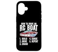 Comment conduire un bateau RC Funny RC Model Design pour RC Captain Coque pour iPhone 16
