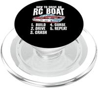 Comment conduire un bateau RC Funny RC Model Design pour RC Captain PopSockets PopGrip pour MagSafe