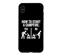 Comment démarrer Un feu de Camp - Camper Fantaisie Camper Camping Coque pour iPhone XS Max