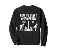 Comment démarrer Un feu de Camp - Camper Fantaisie Camper Camping Sweatshirt