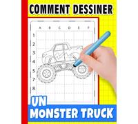 Comment dessiner un Monster Truck: Tutoriel de dessin de véhicules étape par étape | Pour enfants, enfants ỏ amoureux | Anniversaire | Cadeaux de Noël ... | Cadeaux pour soulager le stress
