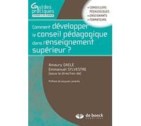 Comment développer le conseil pédagogique dans l'enseignement supérieur ?