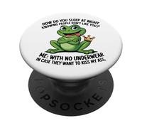 Comment Dormir la Nuit en sachant Que Les Gens ne Vous Aiment Pas Grenouille PopSockets PopGrip Adhésif