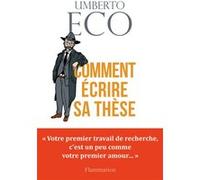 Umberto Eco – Comment écrire sa thèse – Essai – Broché
