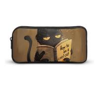 Comment être un chat cool Trousse à crayons Grande trousse esthétique Marqu