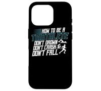 Comment être Un triathlète Définition Swim Bike Run Triathlète Coque pour iPhone 16 Pro