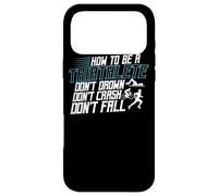 Comment être Un triathlète Définition Swim Bike Run Triathlète Coque pour iPhone 17 Pro Max