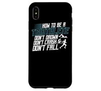 Comment être Un triathlète Définition Swim Bike Run Triathlète Coque pour iPhone XS Max