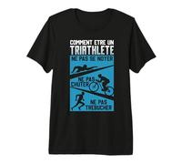 Comment être Un triathlète, triathlo, Natation vélo Course T-Shirt Haut de Gamme