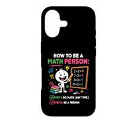 Comment être Une Personne mathématique drôle Professeur de mathématiques étudiant Coque pour iPhone 17