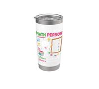 Comment être une personne mathématique drôle professeur de mathématiques étudiant Gobelet isotherme en acier inoxydable double paroi