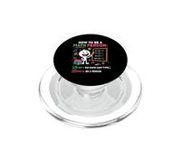 Comment être Une Personne mathématique drôle Professeur de mathématiques étudiant PopSockets PopGrip pour MagSafe