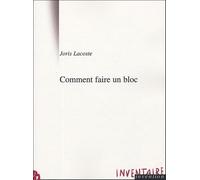 Comment faire un bloc