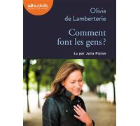 Comment font les gens ? Livre audio 1 CD MP3 - Olivia de Lamberterie - Audiolib - Texte lu (CD) - Textes lus CD